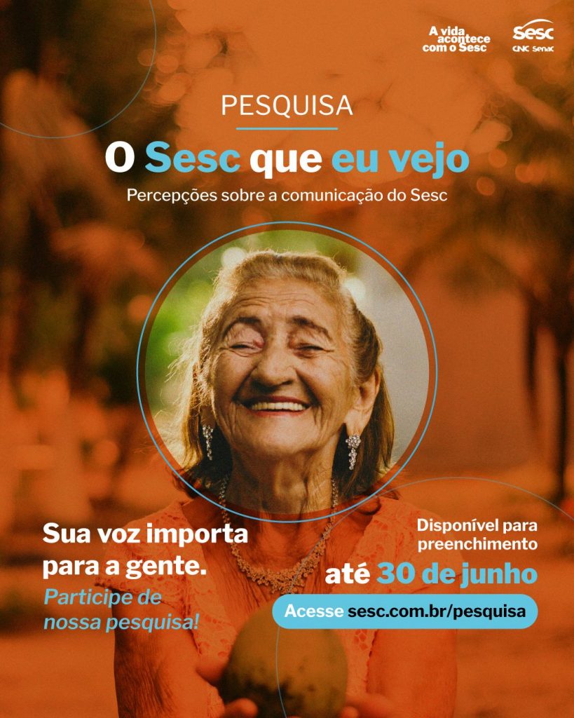 O Sesc quer ouvir você!